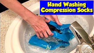 How to Hand Wash Compression Socks (The Proper Way) - Quick Demo