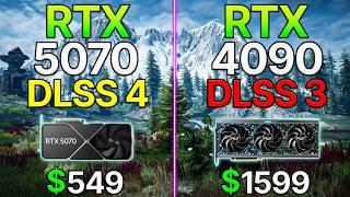 RTX 5070 + DLSS 4 Multi Frame-Gen vs RTX 4090 + DLSS 3 | Test in 11 Games | 4K