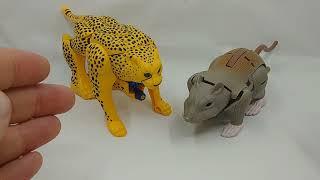 Chuck's Reviews Transformers Beast Wars Retro Reissue Rattrap and Cheetor