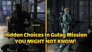 There are 2 hidden choices in The Gulag Mission | MW2 OG