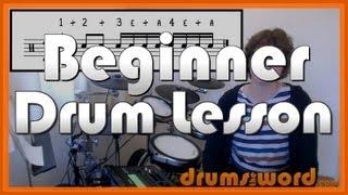  How To Read DRUM Music - Part 1 of 3  Free Video Drum Lesson (Drum Notation)