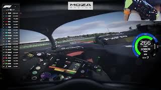 Exciting F1 24 British GP | %25 Lando Norris Onboard RACE in VR | MOZA R9