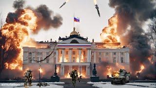¡SUCEDIÓ HOY! GRAN TRAGEDIA, EL Palacio Presidencial de PUTIN fue destruido por un misil furtivo