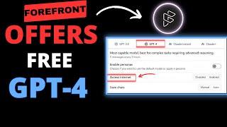 GPT 4 FREE with Internet Access: Forefront AI's Major Update