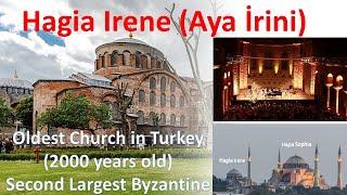 Oldest Church In Turkey | 2000 Years Old Church of Hagia Irene | Aya Irene | Istanbul Turkey