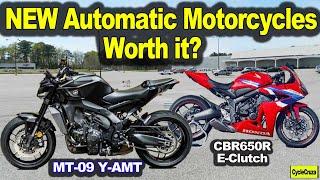 NEW Automatic Motorcycles BETTER? MT-09 Y-AMT CBR650R E-Clutch