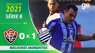 VITÓRIA 0 X 1 CSA | MELHORES MOMENTOS | 33ª RODADA SÉRIE B 2021 | ge.globo