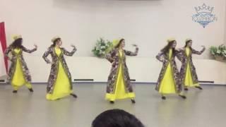 Таджикский национальный танец в исполнении студенток из РУДН. Землячество РУДН. Навруз 2017