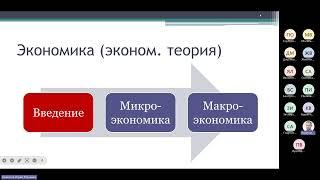 20.01.2024 Экономическая теория, группа С-ЭБ-2301-З, лекция 1