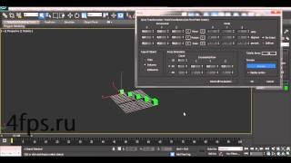 Урок 18. Массивы, Align, Spacing Tool в 3ds max