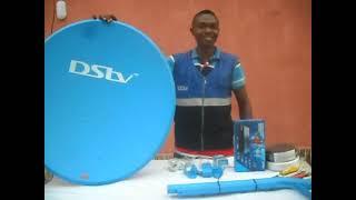 DSTV SATELLITE COMPLETE INSTALLATION - STARTING FROM THE BEGINNING TO THE END, PART 1.