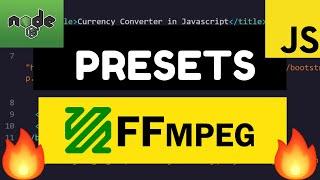 FFMPEG Commad Preset Very Fast UltraFast to Process Media Files Videos and Images Faster Tutorial