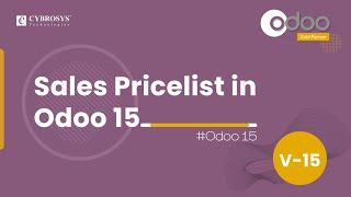 How to Create Sales Pricelists in Odoo 15 | Odoo 15 Sales | Enterprise Edition