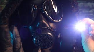 ASMR Gas Mask Cranial Nerve Exam (Post-Apocalypse ASMR Roleplay) Gas Mask Breathing, Glove Sounds