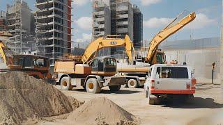 Big Machines at Work: Heavy Equipment and Construction Vehicles!  #Bulldozer #Excavator #cranes