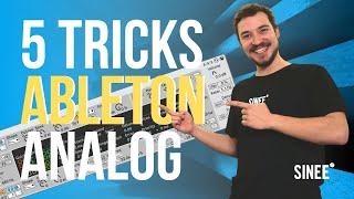 5 Tricks im Umgang mit dem Ableton Live Synthesizer Analog