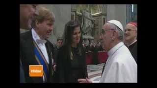 Papa Francisco (Argentino), saludo a princesa Maxima