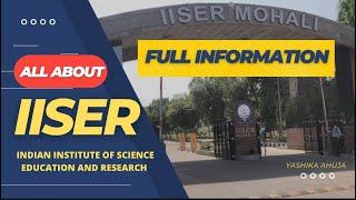 All ABOUT IISER | IISER ADMISSION | IAT2022 | IISER EXAM | BEST CARRER OPTION