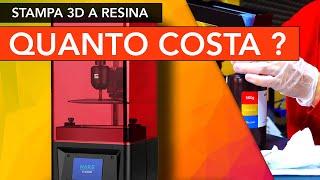 STAMPA 3D A RESINA | Quanto costa iniziare ? [Elegoo Mars]