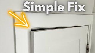 How To Fix A Door That Rubs, Sags or Won't Close