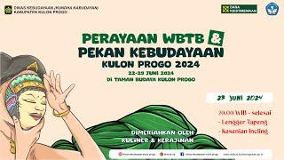 PERAYAAN WBTB (WARISAN BUDAYA TAK BENDA) & PEKAN KEBUDAYAAN KULON PROGO 2024 | SESI MALAM