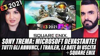 E3 2021: XBOX + BETHESDA (Sony TREMA?) e SQUARE ENIX: TUTTI GLI ANNUNCI + OPINIONI