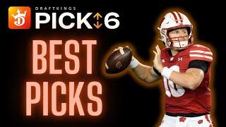 CFB DRAFTKINGS PICK 6 PICKS |  SATURDAY WEEK 3 | 9/14/2024