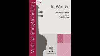 In Winter (YAS247) Antonio Vivaldi, arr. Todd Parrish