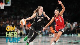 Aces fall to Liberty in potential WNBA semifinals preview | On Her Turf | NBC Sports