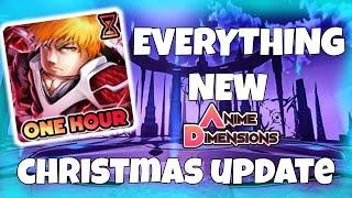 Everything new in the ANIME DIMENSIONS CHRISTMAS EVENT