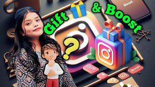 ইন্সটাগ্রাম এর গিফট অপশন এবং বুস্ট অপশন // Instagram Gift or Boost Option // @techbonny #instagram