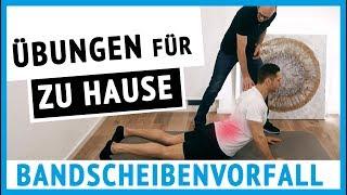 Bandscheibenvorfall 3 Übungen (LWS) für zu Hause