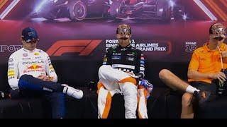 F1 Singapore Post Race Press Conference 2024