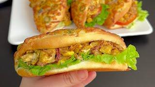 The tastiest and extra soft Sandwich! Marinated Chicken Sandwich! Ramadan 2024!