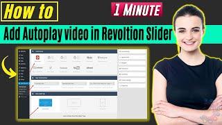 How to add autoplay video in revolution slider 2024