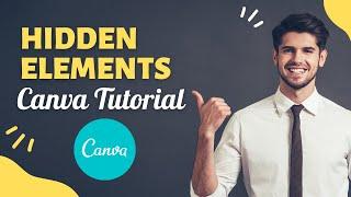 Gold Brushstrokes | Canva Hidden elements