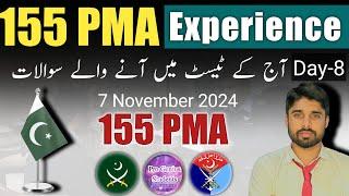 155 PMA Long Course Academic Test Experience (7 Nov, 2024) || Day-8