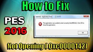 [PES 2016] How to fix Application not starting ( error 0xc0000142 )