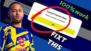 How to slove data transfer faild | efootball mobile 2024 #efootball #efootball2023 #pes