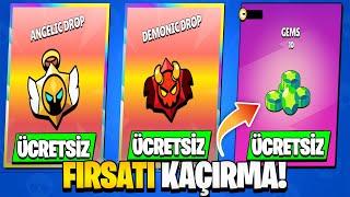 FLAŞ HABER  TÜM OYUNCULARA BEDAVA ELMAS , MELEK ŞEYTAN HEDİYESİ - Brawl Stars