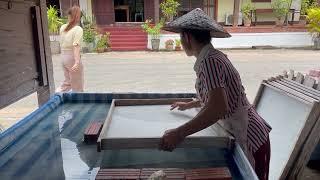 Luang Prabang Paper Making Shop August 2022