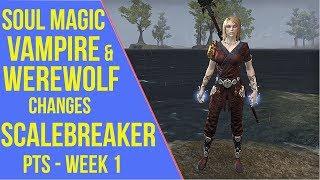 Scalebreaker Werewolf Changes, Vampire & Soul Magic Changes - ESO Scalebreaker Changes