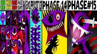 Phase 1 VS Phase 2 VS Phase 3-4 VS Phase 5 VS Phase 6 VS Phase 7-8-15 in Incredibox Sprunki Mix!