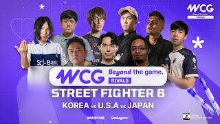 WCG 2024 RIVALS KOR vs U.S.A vs JPN : STREET FIGHTER 6