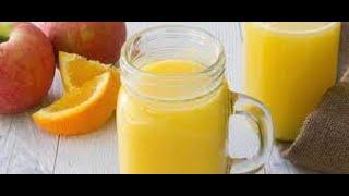 Fresh apple and orange juice #orangeandapplejuice #healthyjuice #easyrecipes #summerdrink #vitamin