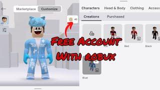 Free Roblox Account With Robux(Easy to Get)