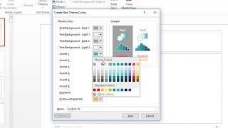 How to Customize theme color in Powerpoint ?