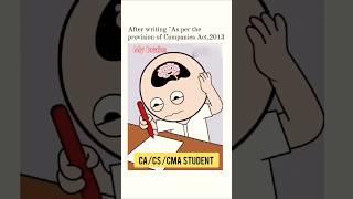 STUDENT AFTER LAW EXAM  #cafinal #cainter #cs #cma  #student #funny #ytshorts