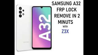 Samsung A32 5G FRP Remove in 2 Minuts with Z3X Boooom