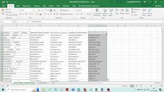 HOW TO USE TRIM UPPER LOWER CONCATENATE FUNCTIONS IN EXCEL